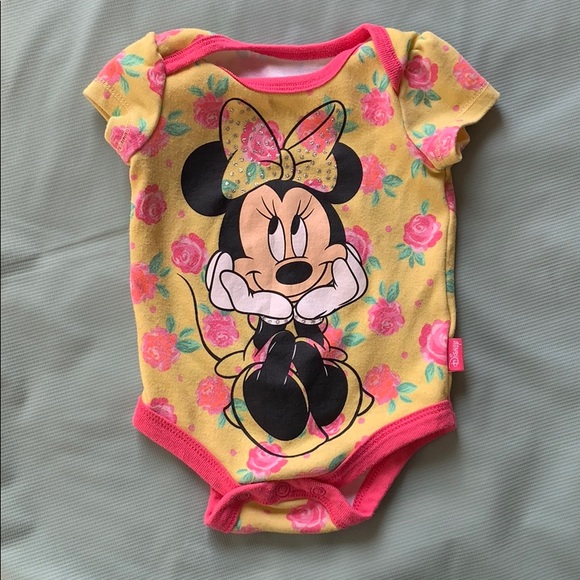 Set of FOUR Disney Minnie Mouse Onesies - Picture 2 of 8